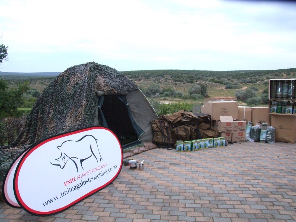 Some of the equipment handed over to tthe Addo Rangers